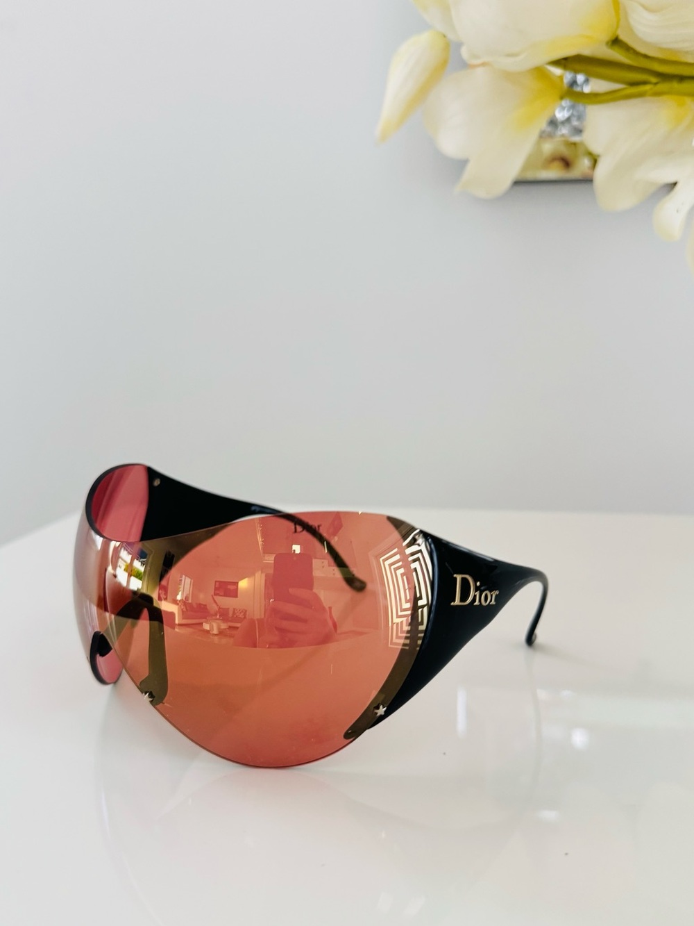 Extremely Rare🦋 VINTAGE DIOR SKI OVERSIZED SUNGLASSES